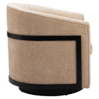 Zuo Hanko Swivel Chair Golden Beige