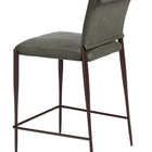Zuo Freesia Counter Stool (Set of 2) Olive Green
