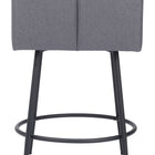 Zuo Horbat Counter Stool (Set of 2) Gray