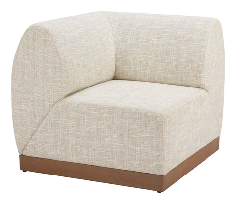 Zuo Christy Corner Chair Beige