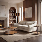 Zuo Koseli Loveseat Pewter Gray