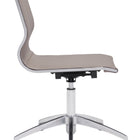 Zuo Glider Conference Chair Taupe