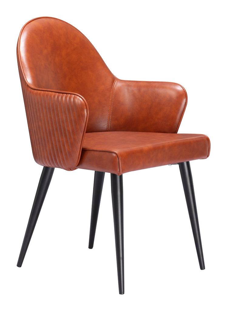 Zuo Silloth Dining Chair Brown