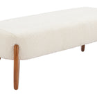 Zuo Charm Bench Ivory