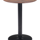 Zuo Alto Bistro Table Brown & Black