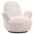 Zuo Lunet Swivel Chair Ivory