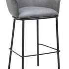 Zuo Garston Barstool Gray