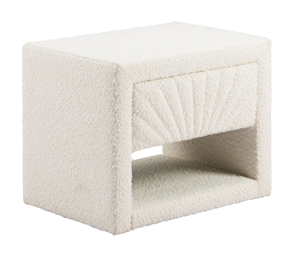 Zuo Baris Nightstand Ivory