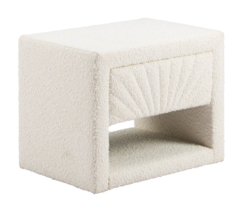 Zuo Baris Nightstand Ivory