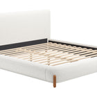 Zuo Baris King Bed Ivory