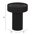 Zuo Watson Side Table Black