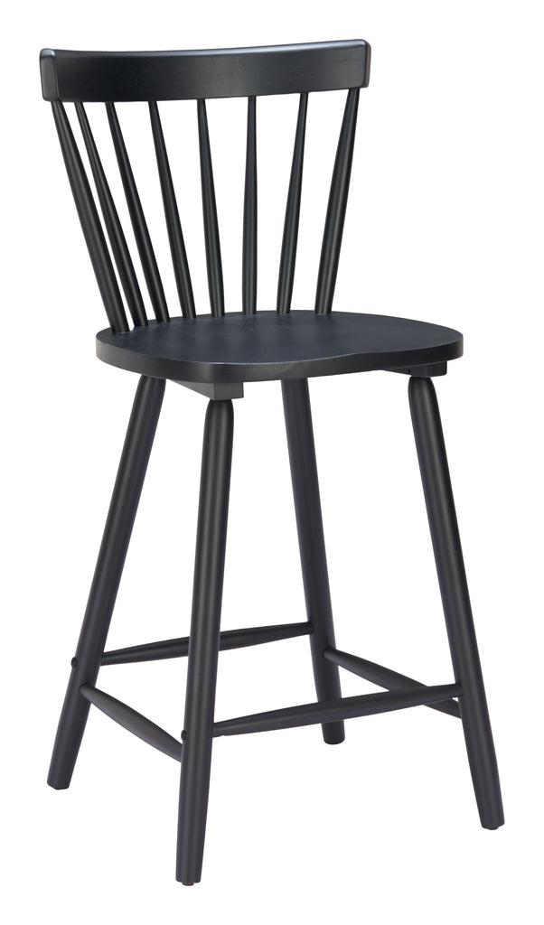 Zuo Tyce Counter Stool (Set of 2) Black