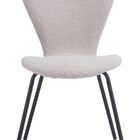 Zuo Thibideaux Dining Chair (Set of 2) Light Gray