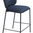 Zuo Plat Counter Stool (Set of 2) Blue
