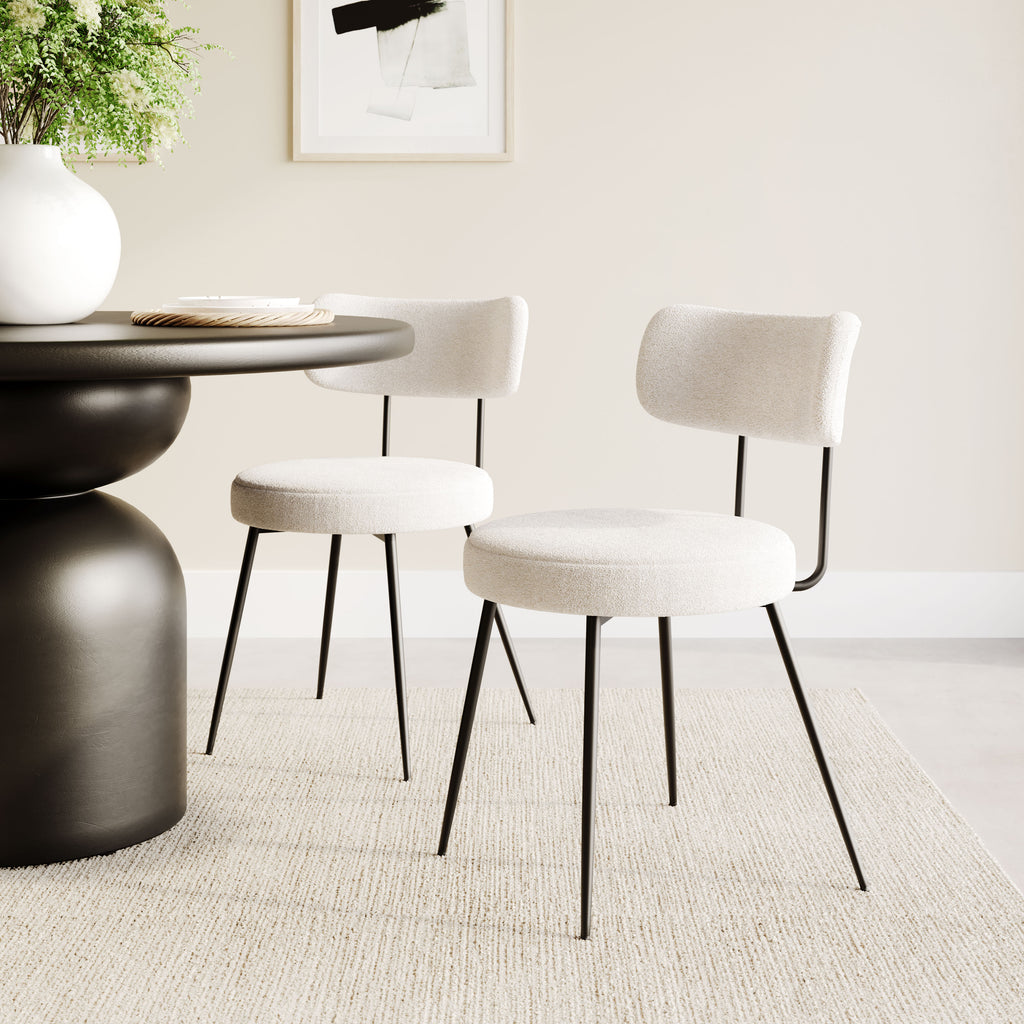 Zuo Blanca Dining Chair (Set of 2) Ivory