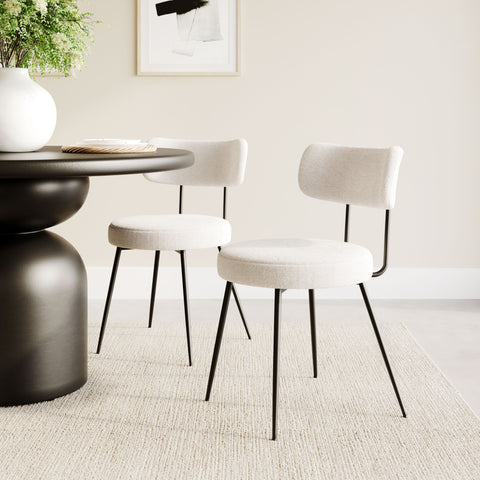 Zuo Blanca Dining Chair (Set of 2) Ivory