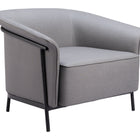 Zuo Burry Accent Chair Slate Gray