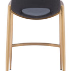 Zuo Desi Counter Stool (Set of 2) Black & Gold