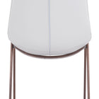 Zuo Magnus Dining Chair (Set of 2) White & Walnut