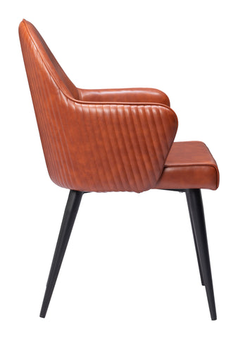 Zuo Silloth Dining Chair Brown
