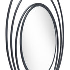 Zuo Luna Round Mirror Black