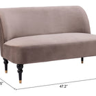 Zuo Bintulu Loveseat Taupe