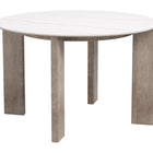 Zuo Oceanveil Round Dining Table White