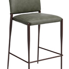 Zuo Freesia Barstool (Set of 2) Olive Green