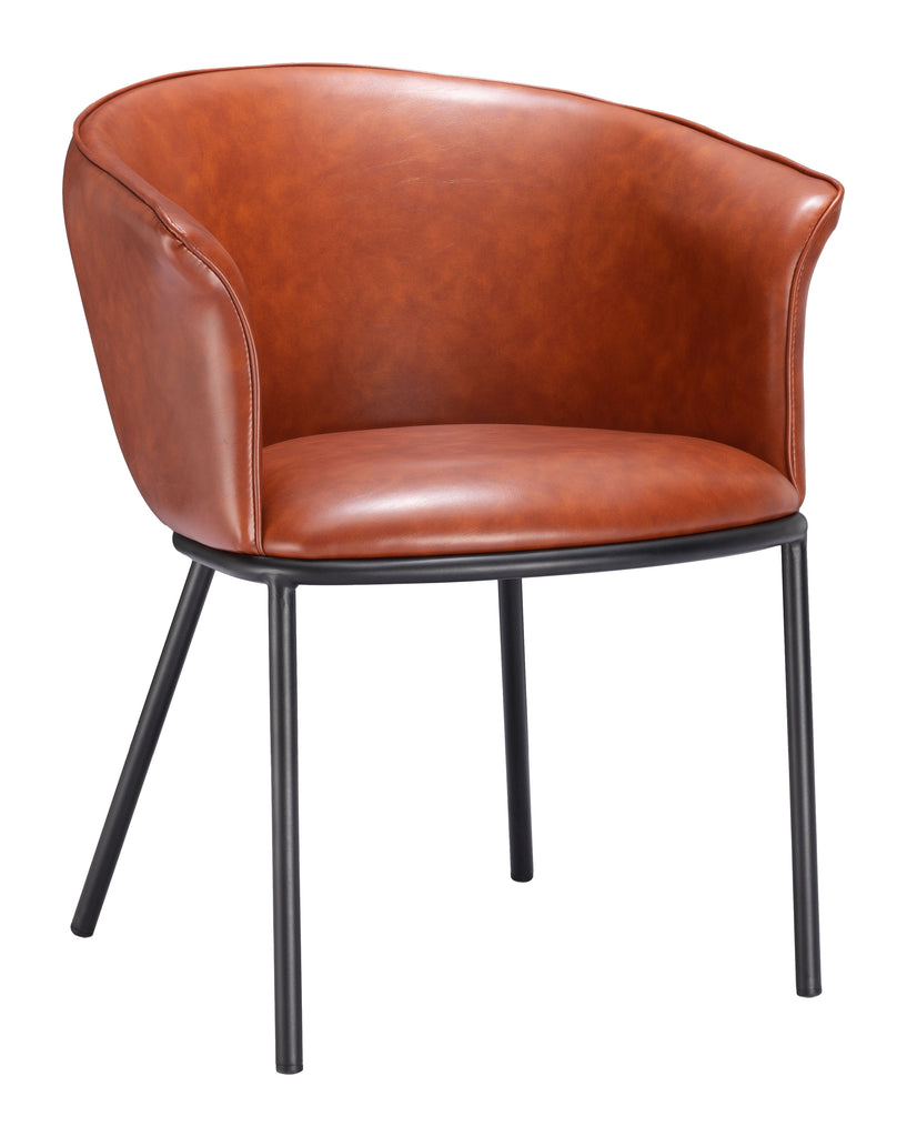 Zuo Garston Dining Chair Brown