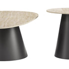 Zuo Reyes Coffee Table Set (2-Piece) Natural & Black