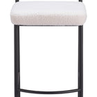 Zuo Livorno Barstool (Set of 2) Ivory