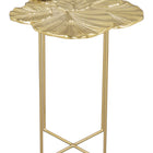 Zuo Lotus Side Table Gold