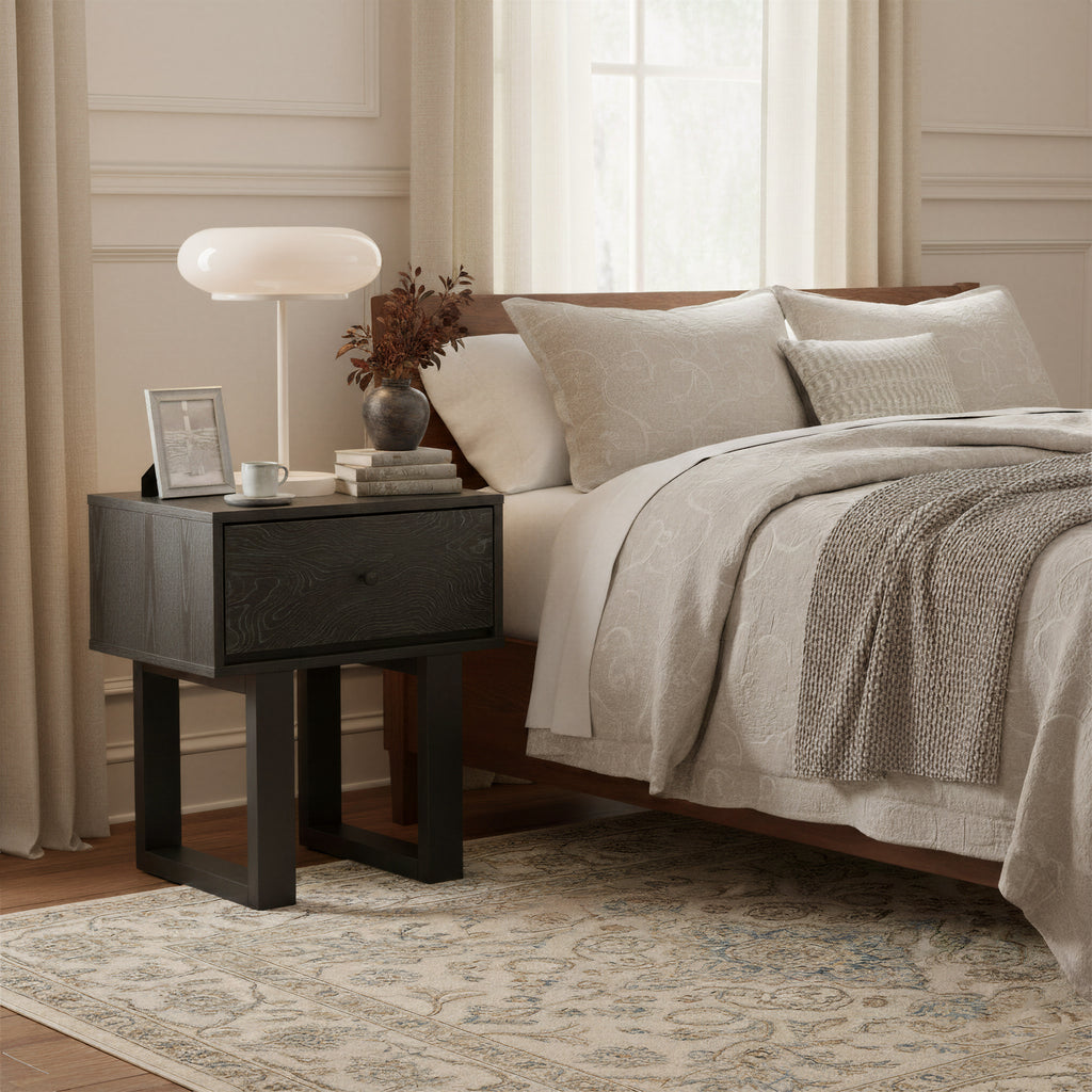 Zuo Gus Nightstand Black