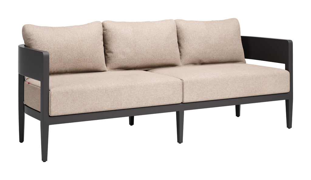 Zuo Foret Sofa Black