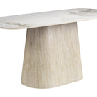 Zuo Nooka Dining Table White & Natural