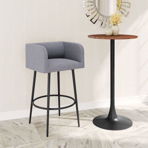 Zuo Horbat Barstool (Set of 2) Gray