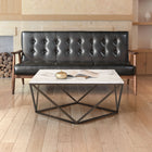 Zuo Tintern Coffee Table White & Antique Bronze