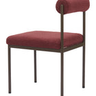 Zuo Livorno Dining Chair Red & Bronze