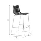 Zuo Beaufort Barstool (Set of 2) Black