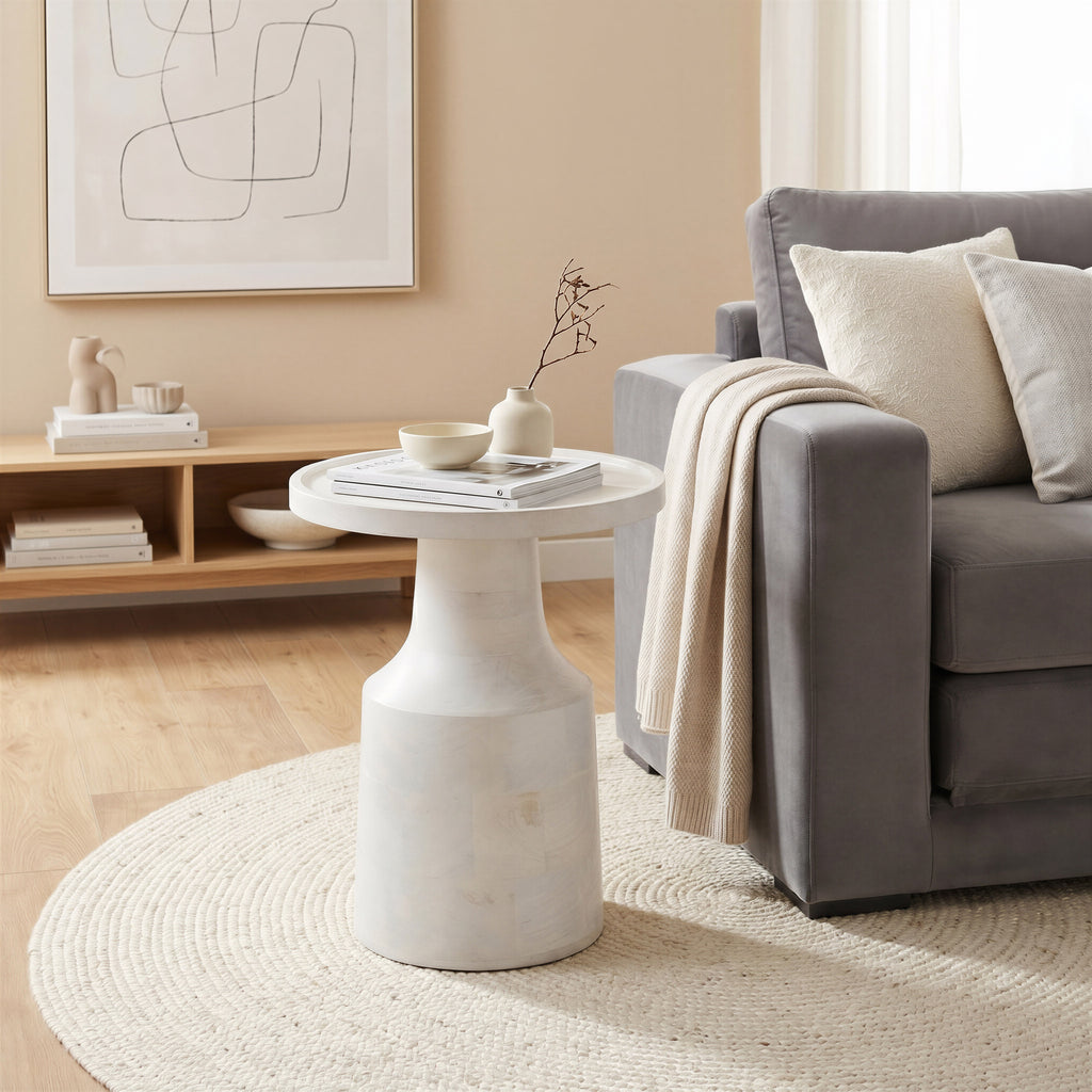 Zuo Cala Side Table White
