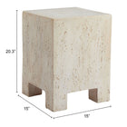 Zuo Kitara Side Table Beige