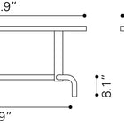 Zuo Neum Dining Table Black