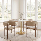 Zuo Epas Dining Table White & Gold