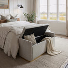 Zuo Dobo Storage Bench Gray