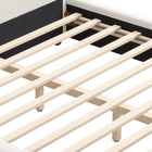 Zuo Baris King Bed Ivory