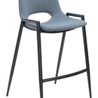 Zuo Desi Counter Stool (Set of 2) Azure Gray