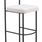 Zuo Livorno Barstool (Set of 2) Ivory