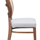 Zuo Regents Dining Chair (Set of 2) Walnut & Light Gray