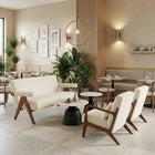 Zuo Camella Coffee Table Set (2-Piece) Light Beige & Black
