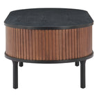 Zuo Koriana Coffee Table Black & Walnut